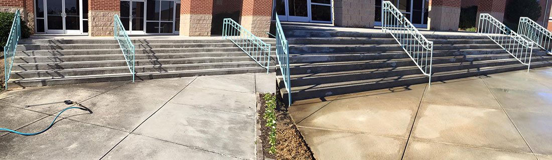 Commercial Stairs Before and After